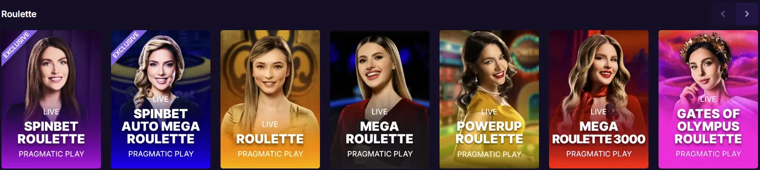 Play Roulette at SpinBet Live Casino in NZ