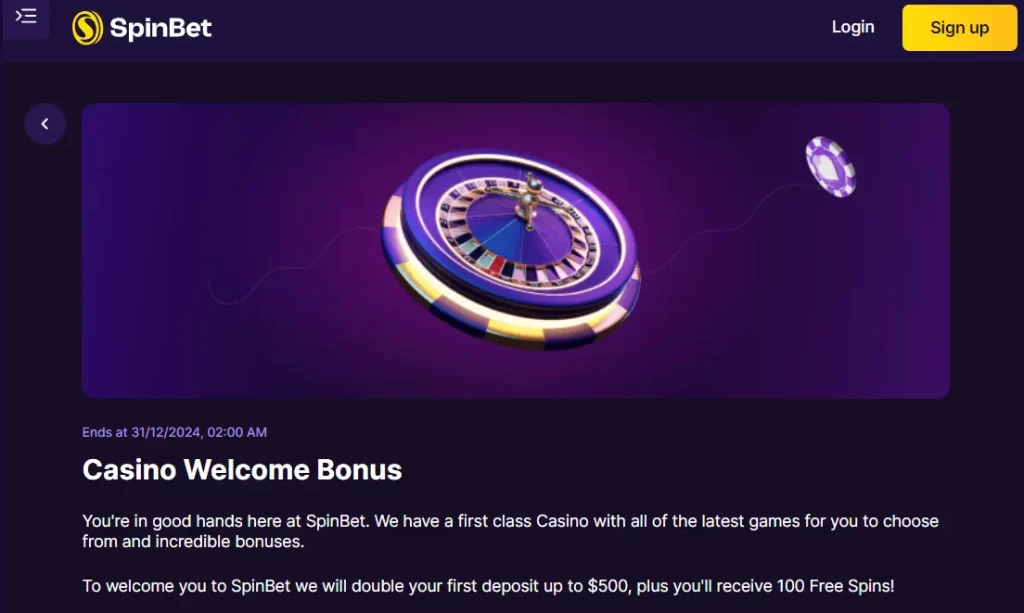 Casino Welcome Bonus